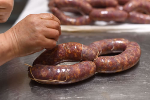 Artisanal Lucanian sausage